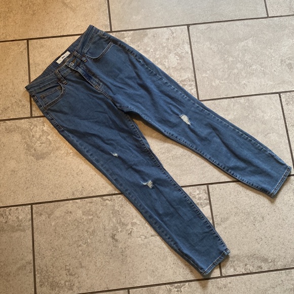 Vans Medium Wash Distressed Skinny Jeans - Picture 3 of 11